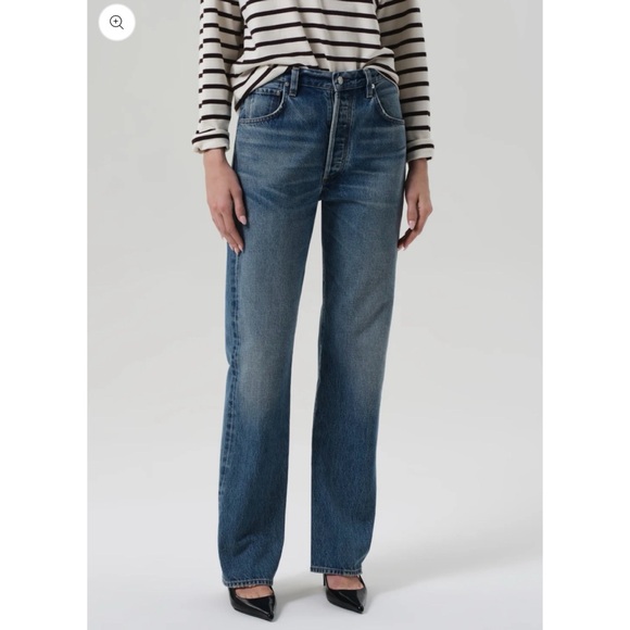NWT Citizens of Humanity Baretta Straight-Leg Jeans Babylonia Blue 28 - Picture 4 of 13